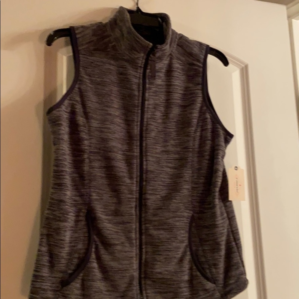 St John’s Bay Active fleece sleeveless zip up